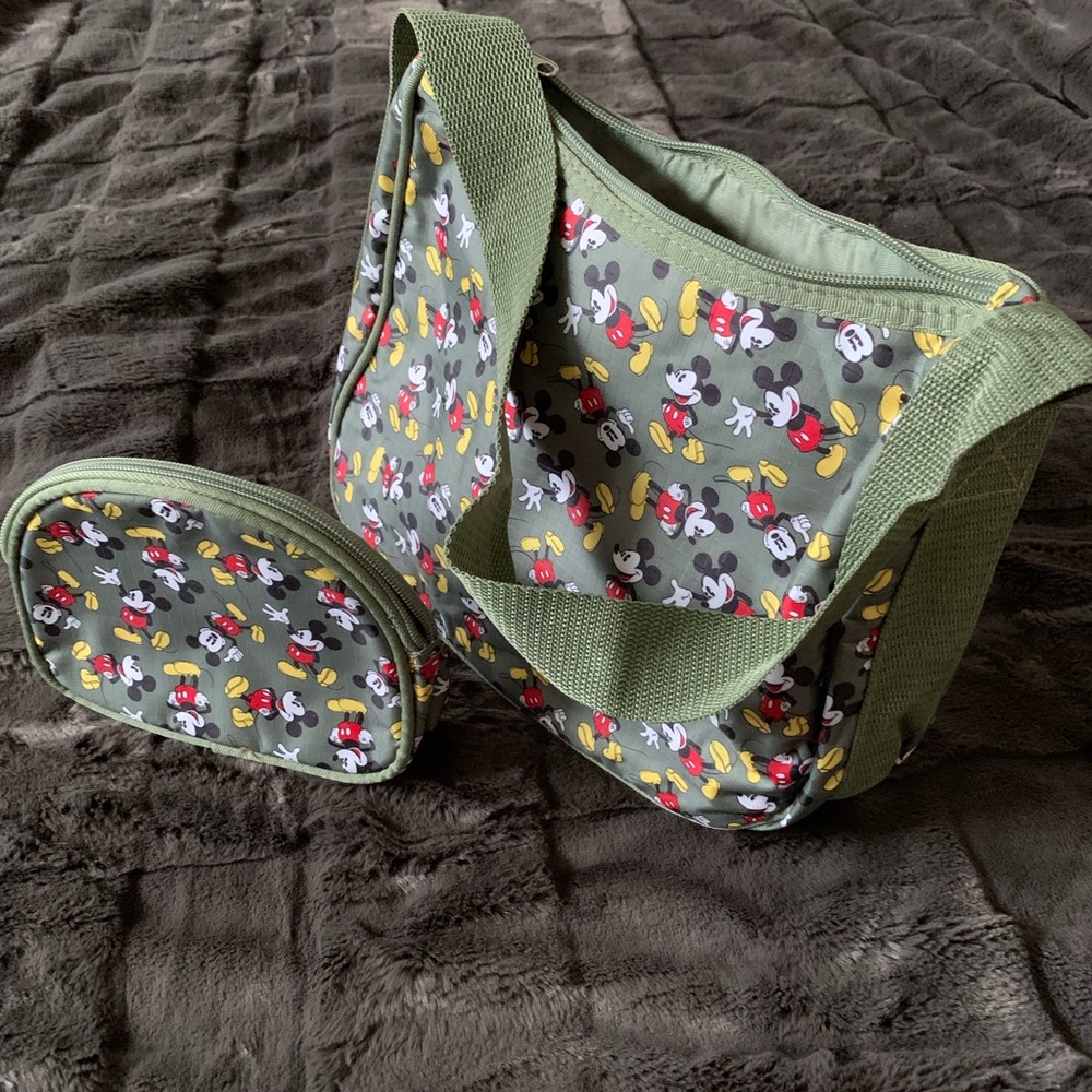 Cute Mickey Mouse purse and make up bag.